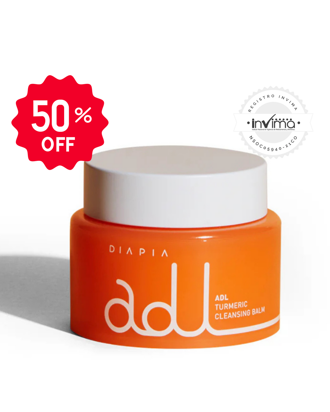 Bálsamo Limpiador ADL Con Cúrcuma (Base Oleosa)  100 mL