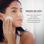 Rutina facial con Cica Relief Pore Pad de Dejuvent para exfoliar y calmar la piel sensible