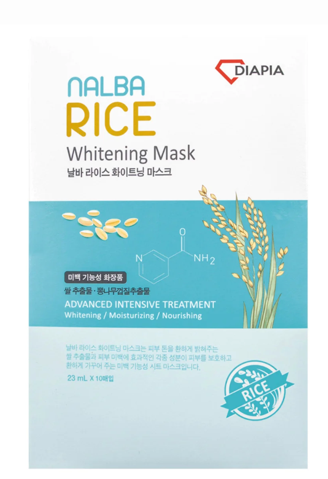 [COLABORADOR] NALBA RICE WHITENING MASK CAJA X 10